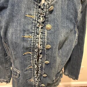 Dressbarn Blue Jean Jacket